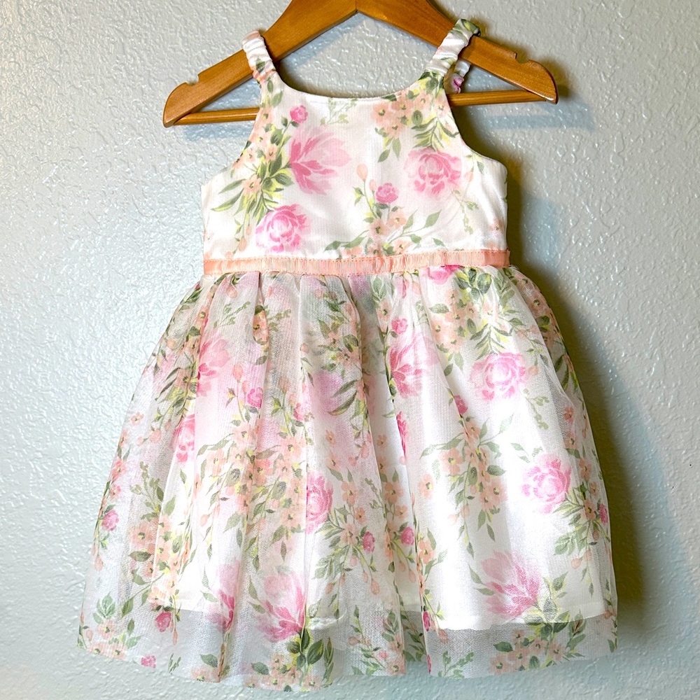 Jessica Simpson Girls Floral Dress | Size 18 Months